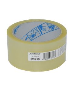 Ngjitës për paketime, Geko, Pack Standard, 50 mm x 66 m, transparent