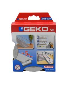 Ngjites kundër rrëshqitjes, Geko, Anti-Slip, 25 mm x 5 m, i bardhë