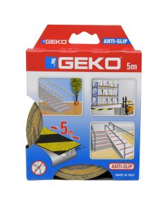 Ngjites kundër rrëshqitjes, Geko, Anti-Slip, 25 mm x 5 m, i verdhë/zi