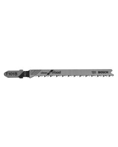 Jig saw blade for wood, Bosch, T 101 B, 100 mm, 5 pc