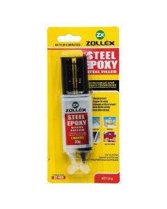 Adhesive EPOXY black steel, ZOLLEX, ST400, 35g
