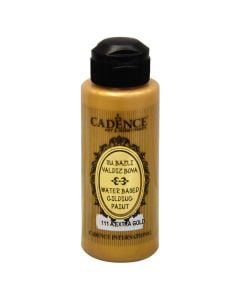 Metallic acrylic paint, Cadence, Gilding, 120 ml, Antique Extra Gold