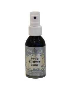 Fabric paint, Cadence, Your fashion shine, 100 ml , metalic, black