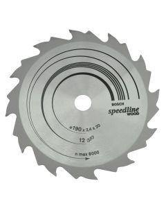 Saw blade for wood, Bosch, 190x2.6x20-16 mm