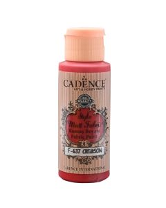 Textile dye, Cadence, Crimson red, matte, 59 ml