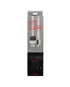 Kabell per transferim data, REMAX, RC-044M, Android, metal-platinium