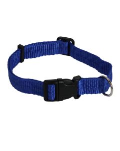 Qafore për qen, Cocco, najloni, gjatesi e rregullueshme nga 30-46 cm, blu
