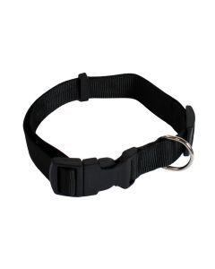 Qafore për qen, Cocco, najloni, gjatesi e rregullueshme nga 38-62 cm, e zeze