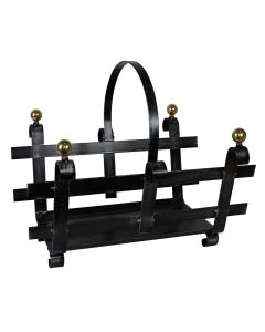 Fire log holder 40x50 cm antique brass