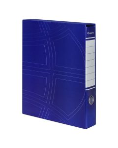 Dosje me mekanizem A4, 5cm me kuti, blu