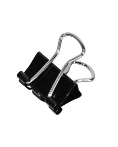 Kapëse aktesh me veshë, SA24P, Eagle, metal dhe plastikë, 1.5 cm, e zezë, 12 copë