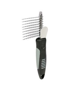 Furce per qen dhe mace, per regullimin e qimeve te ngjitura, Trixie 2404, 18 cm