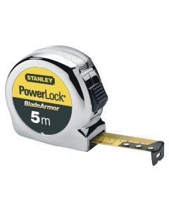 Tape measure, steel/plastic, 5 m