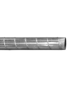 Inox spiral pipe Ø100 - 2m
