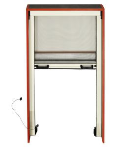 Rrjetë mushkonjash, PVC/çelik I galvanizuar, 600x1300 mm