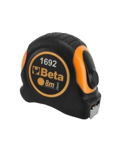 Professional tape measure, Beta, 1692/10, 8 m x 25 mm, metal, shock resistant