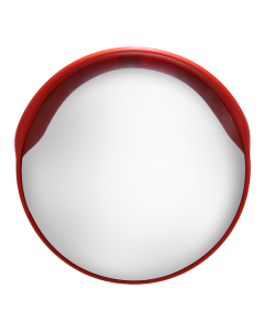 Road mirror, D60 cm, for visibility at high angles.