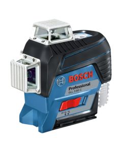 360 ° Laser Level, Bosch GLL3-80 C, 120 m, +/- 0.2 mm / m, 12 V, Li- ion