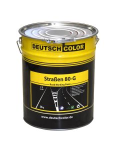 Bojë për asfalt, Straben 80 G, 30 Kg, e verdhë