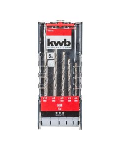 Conctere drilling bits, Kwb, 5 pc, 4, 5, 6, 8, 10 mm
