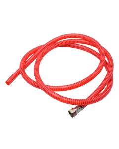 Spiral exhaust pipe, for spray pump
