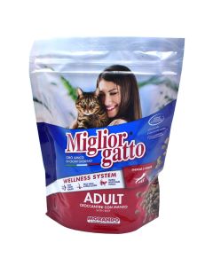 Ushqim për mace, Miglior Gatto, Adult, 400gr, me mish viçi