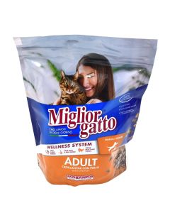 Ushqim për mace, Miglior Gatto, Adult, 400gr, me mish pule