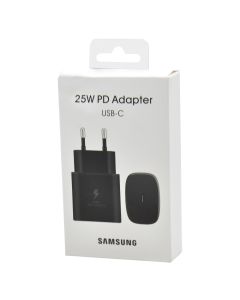Kokë karikuesi, Samsung, 25W, hyrje Type-C, ngjyrë e zezë