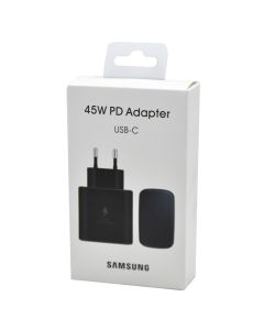 Kokë karikuesi, Samsung, 45W, hyrje Type-C, ngjyrë e zezë