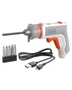 Vidator, Black and Decker, 3.6 V, 1.5 Ah, 5.5 Nm
