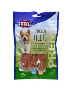 Ushqim snack, Trixie, Chicken Fillets, 31532, per qen, 100 gr