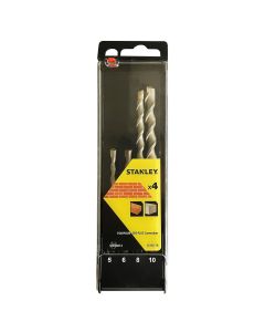 Set me punto SDS Plus, Stanley, 5, 6, 8, 10 mm