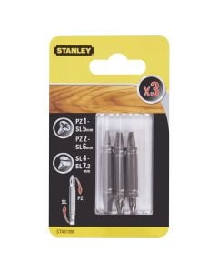Screwdriver set, Stanley, PZ1, SL5, PZ2, SL6, SL4, SL7.2