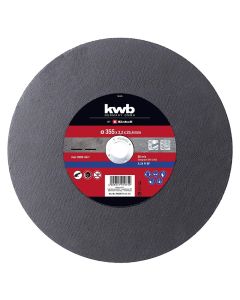Disc cutter for metal bango saw, KWB, 355 x 25.4 x 3.2 mm