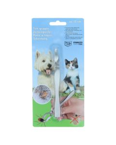 Piskatore per heqjen e pleshtave nga kafshet, 13 cm x 10 mm x 11 mm, metalike