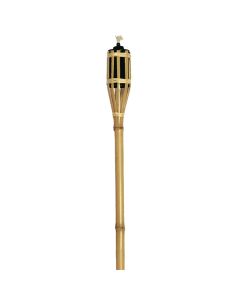 Pishtar bambuje me depozite metalike,Permasa: 180cm, Ngjyra: Natyrale, Materiali: Bambu+Metal