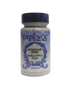 Acrylic paint, Cadence, Marble effect, 90 ml, silver, marble effect
