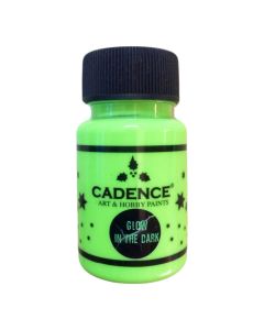 Fluorescent paint, Cadence, Glow in the Dark, 50 ml, green color