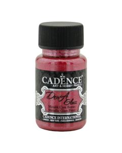 Glass paint, Cadence, Dora metallic paint, red, 50 ml