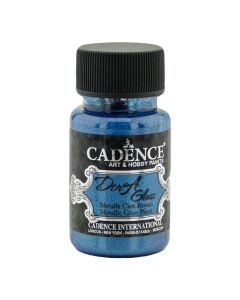 Glass paint, Cadence, Dora metallic paint, blue, 50 ml