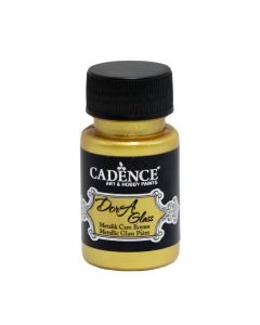 Glass paint, Cadence, Dora metallic paint, gold, 50 ml