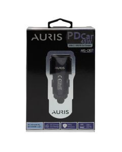 Karikues për makinë, Auris, CR07, 3.1 A, 2 porta USB dhe Type-C