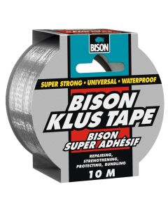 Adhesive "Duct Tape", Bison, Heavy Duty, 10 m, ± 70⁰ C, UV resistant