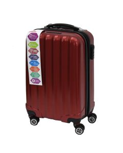 Valixhe udhëtimi, Swisstourister, polipropilen, 24", W24 x D39 x H59 cm, ngjyra e kuqe