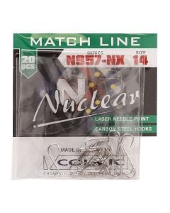 Fishing hooks, Colmic, N957-NX, N. 14, 20 pieces
