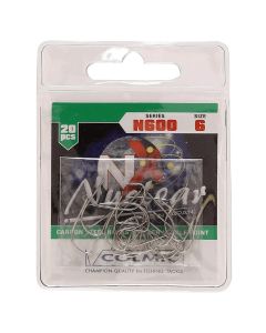 Fishing hooks, Colmic, N600, N.06, 20 pieces