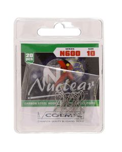 Fishing hooks, Colmic, N600, N.10, 20 pieces
