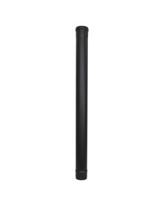 Tub per sobe peleti, Ø80 mm x 0.25 m, ngjyre e zeze
