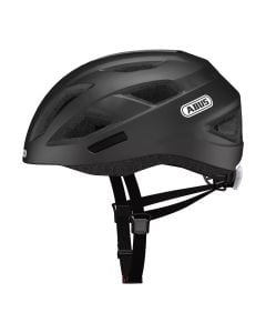 Helmet for bicycles and scooters, Abus, Urban, size M, LED light, with ventilation, black color