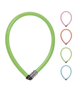 Kavo lidhese per biciklete, Abus, 0204, 65 cm, Ø6 mm, lidhje me kod, niveli I sigurise 1
